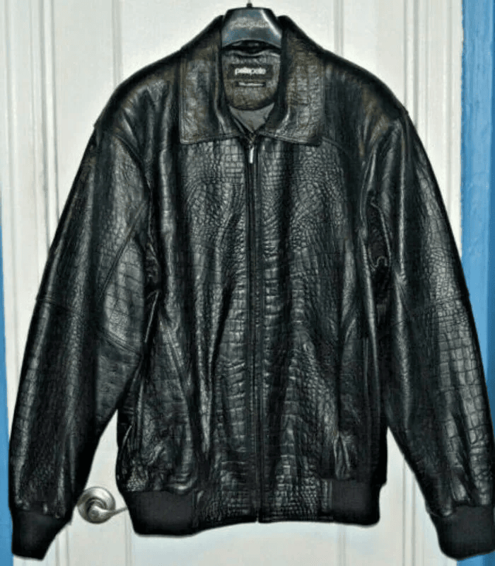 Pelle Pelle Mens Marc Buchanan Alligator Leather Jacket image 0