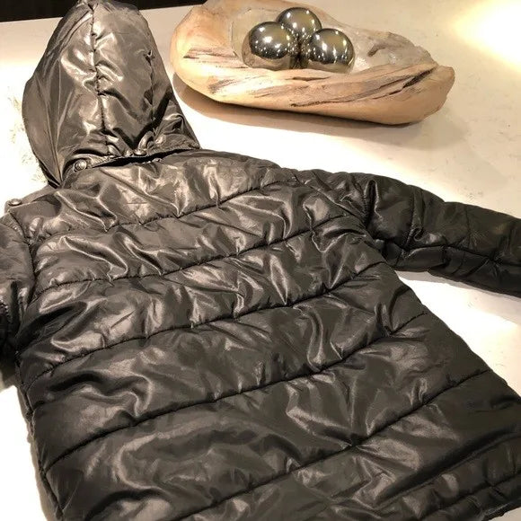 Pelle Pelle Black Puffer Hoodie Jacket image 1