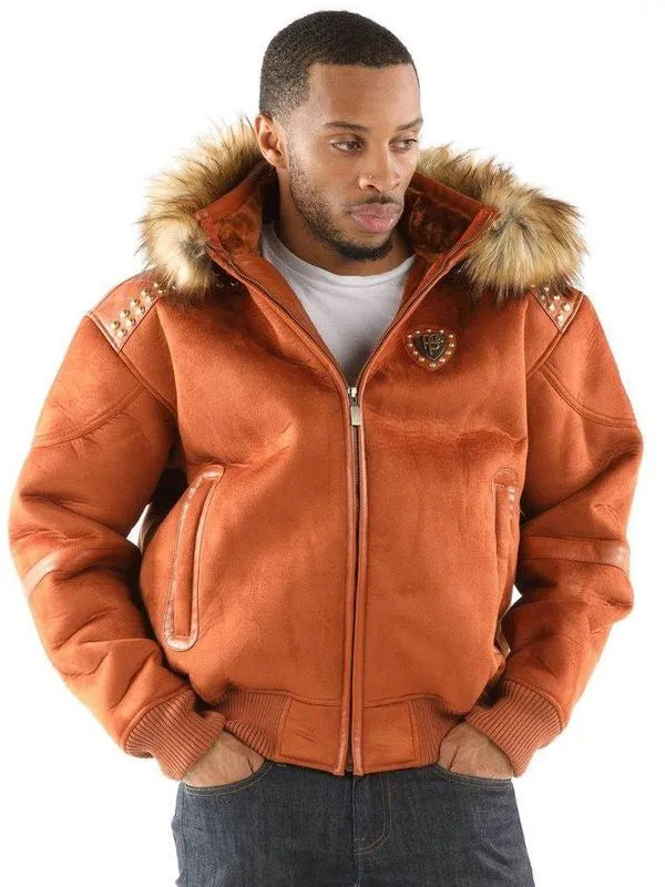Pelle Pelle Mens Marc Buchanan Signature Brown Jacket image 0