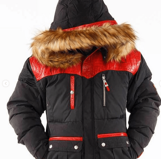 Pelle Pelle Pinnacle Black Fur Hoodie Jacket image 0