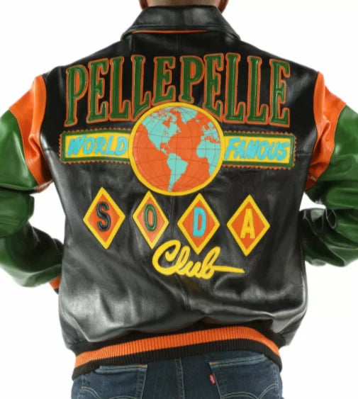 Black Pelle Pelle Soda Club Leather Jacket image 1