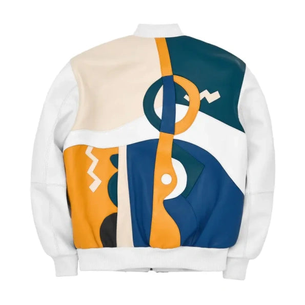 Pelle Pelle White Picasso Leather Jacket image 1