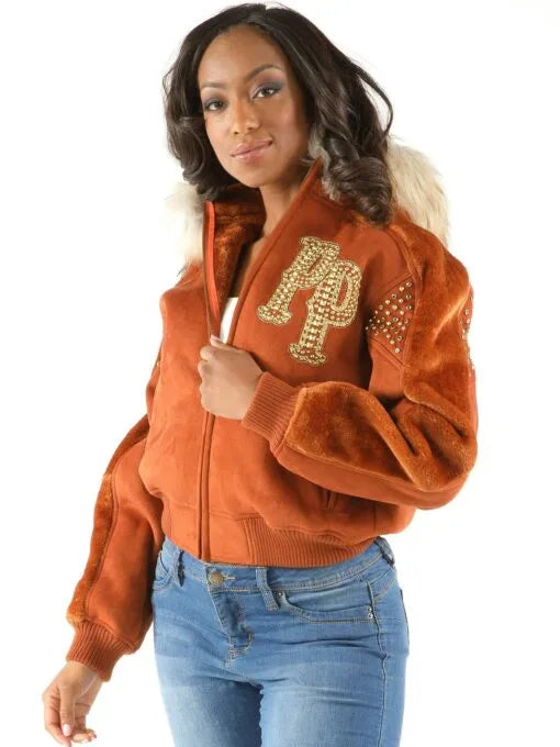 Ladies Pelle Pelle Queen Of Thrones Brown Jacket image 0
